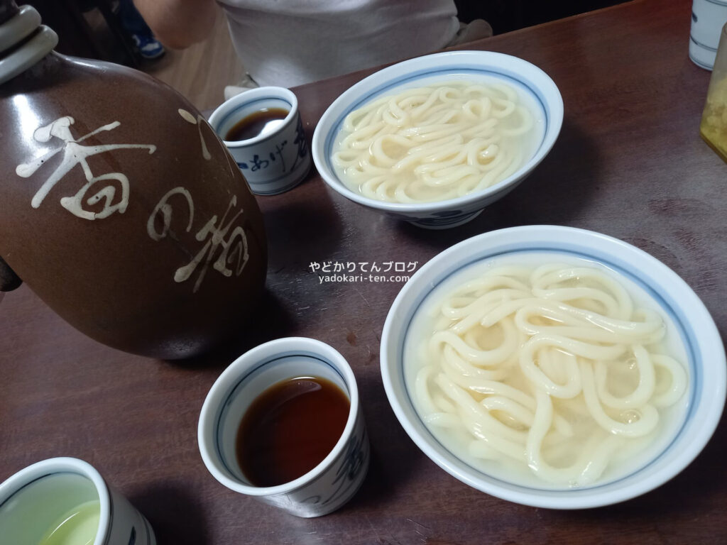 香の香の釜揚げうどん小