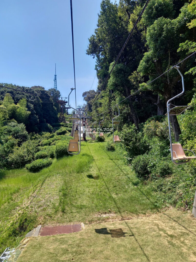 松山城のロープウェイ