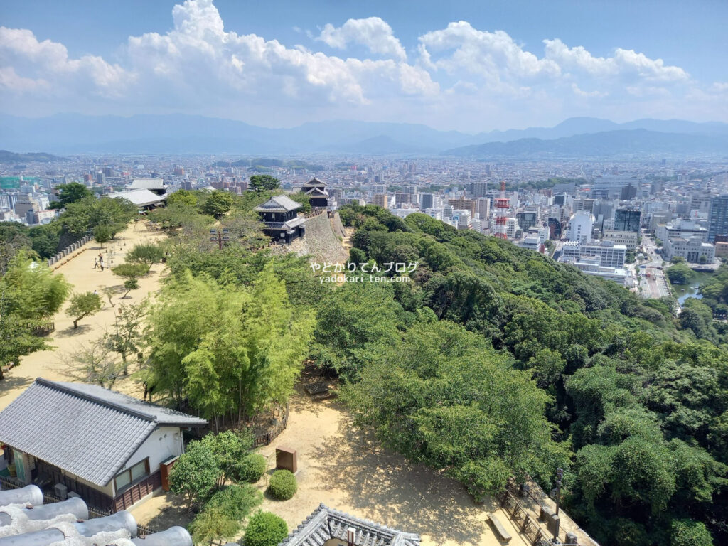 松山城からの景色