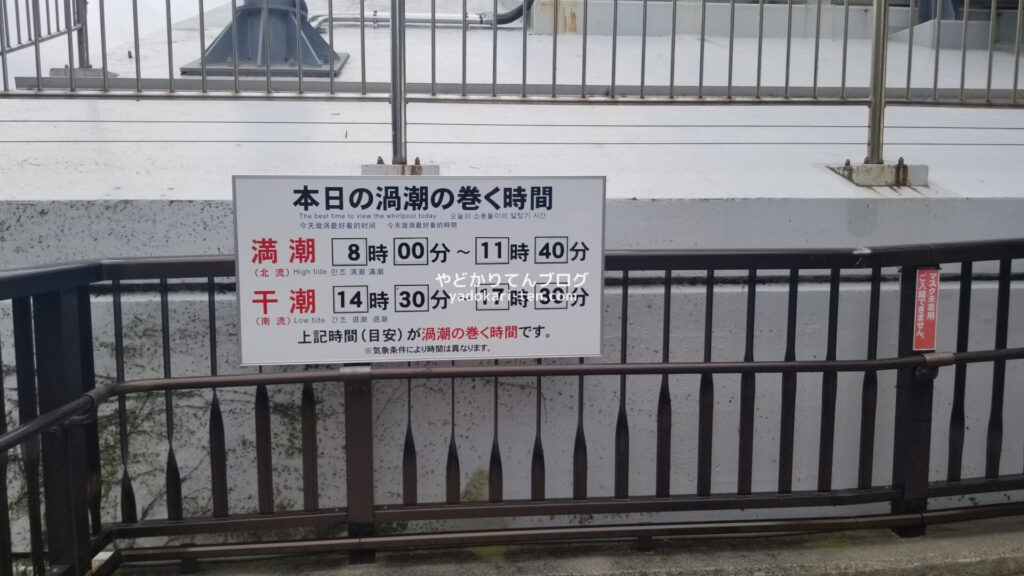 徳島県の渦潮が見られる時間