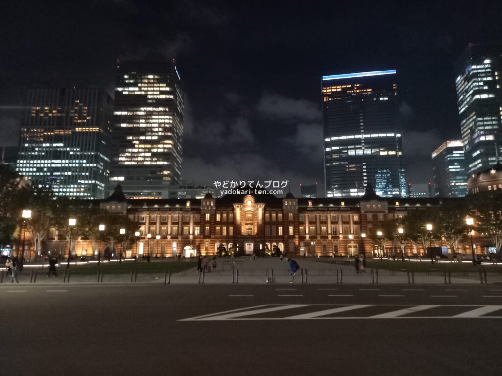 東京駅の夜景