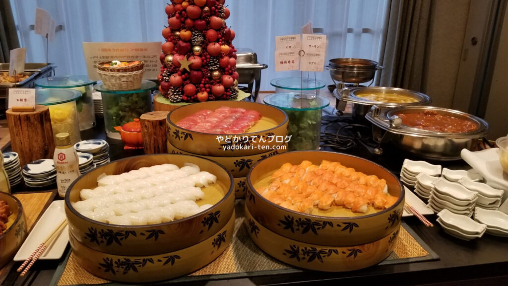 華乃湯バイキングのお寿司