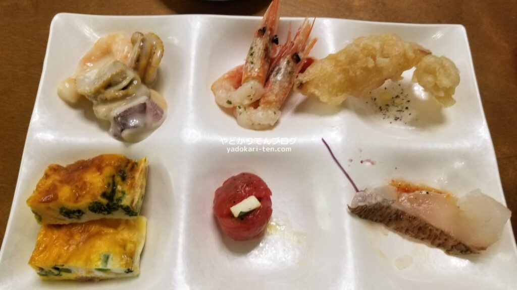 秋保温泉華乃湯の夕食バイキング