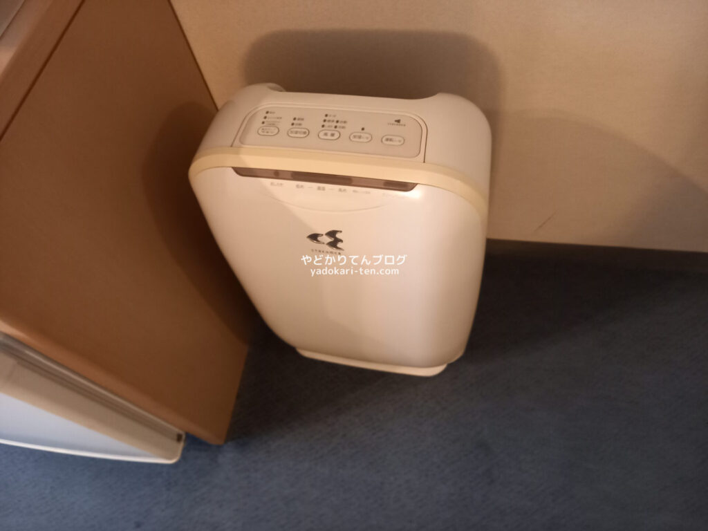 徳島グランヴィリオホテルの空気清浄機