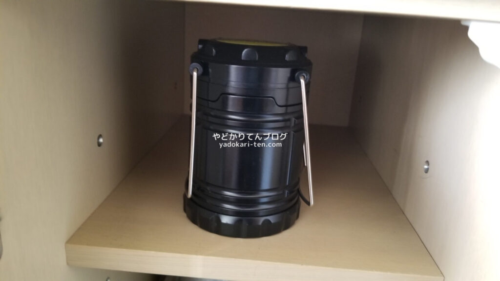 徳島グランヴィリオホテルの防災用ランタン