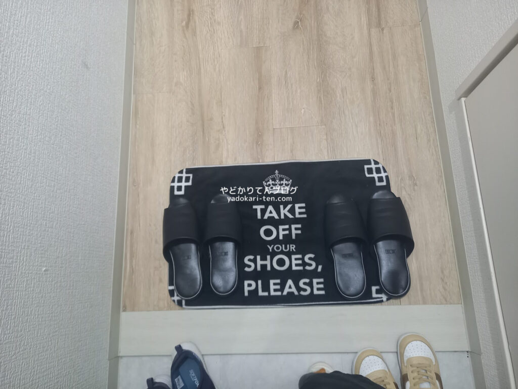 レストイン京都の客室玄関