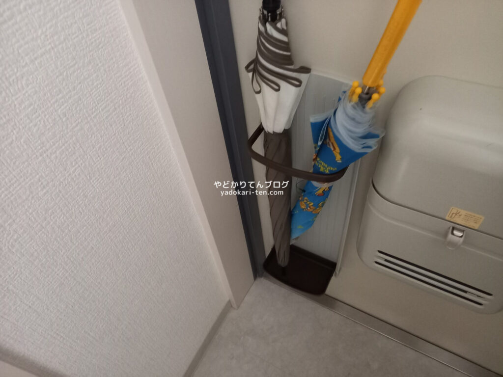 レストイン京都の客室傘立て