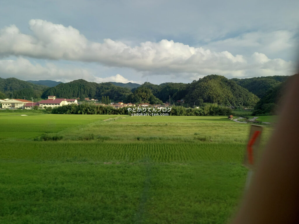 奥出雲多根自然博物館までののどかな風景
