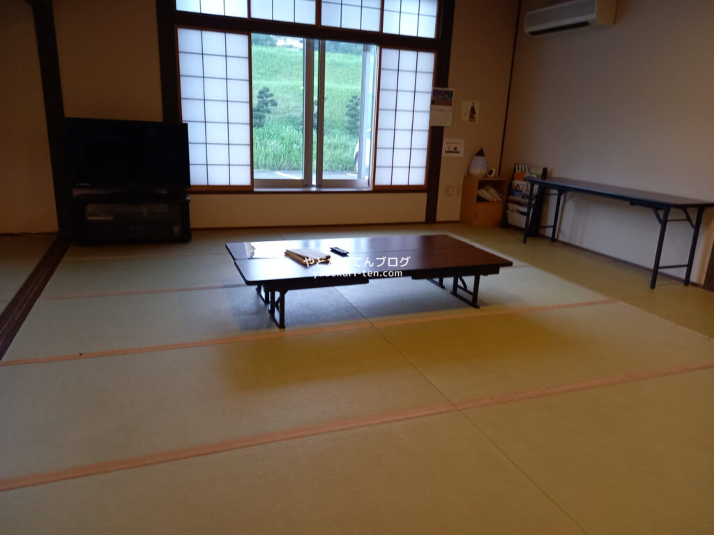 長寿の湯の休憩コーナー