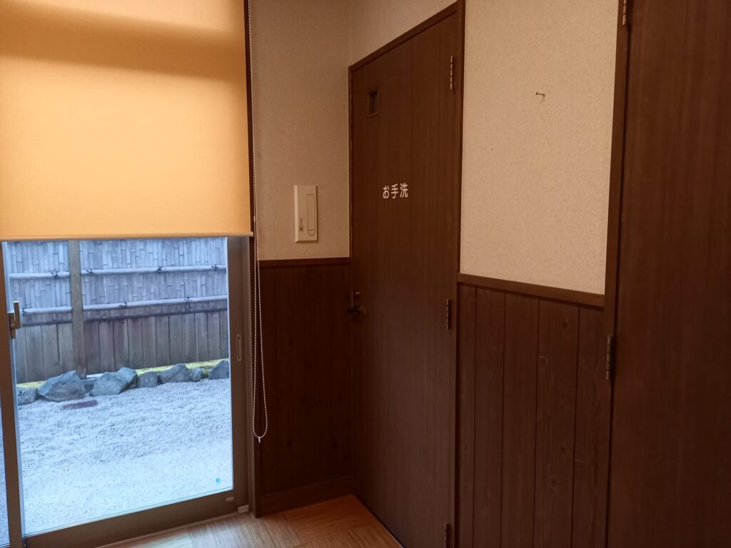 長寿の湯の温泉にあるお手洗い