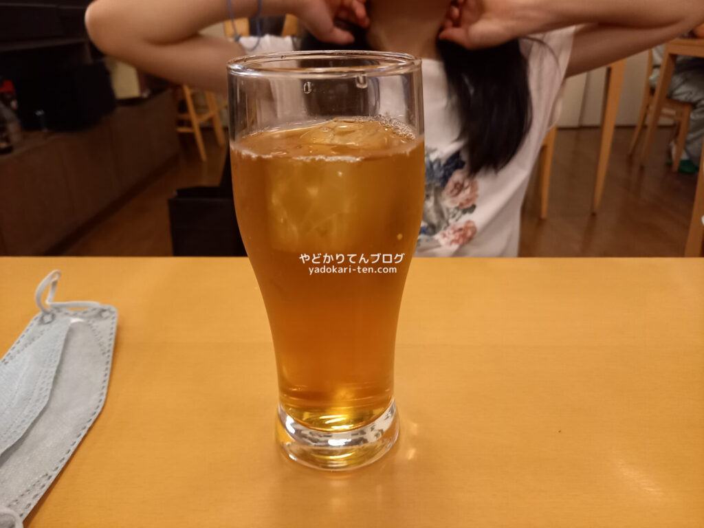 長寿の湯で飲んだお茶