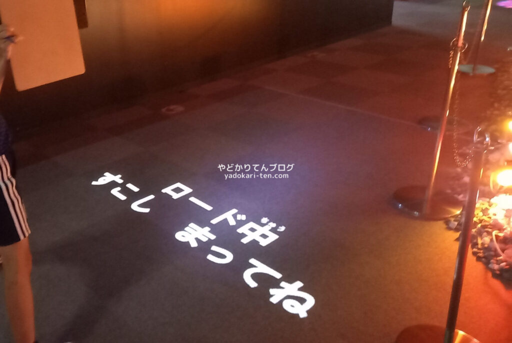 奥出雲多根自然博物館のナイトミュージアムプロジェクションマッピング