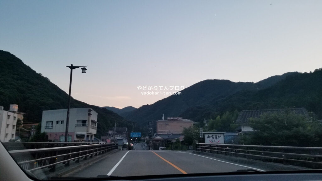 湯本観光ホテル西京までの道