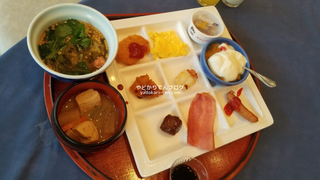 湯本観光ホテル西京の朝食バイキング