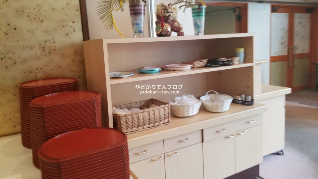 湯本観光ホテル西京朝食バイキングの入り口