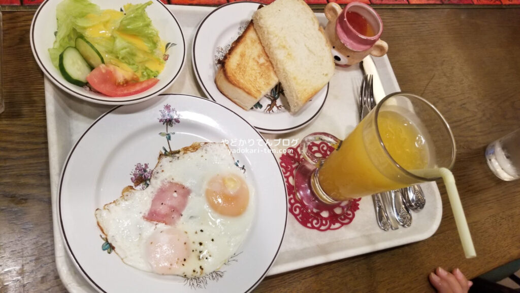 たかのばしホテル近くでモーニング