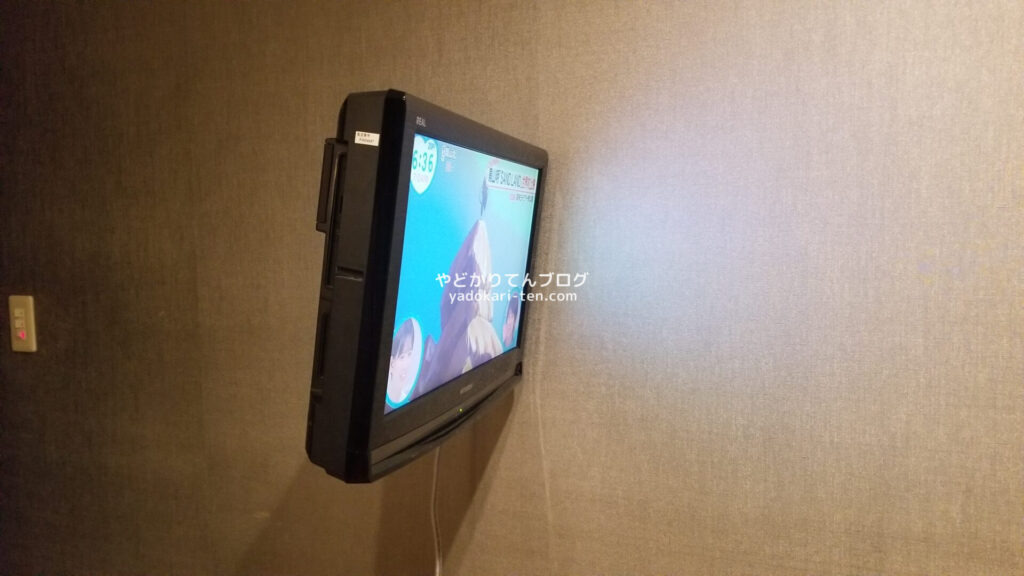 矢掛屋客室の動くテレビ