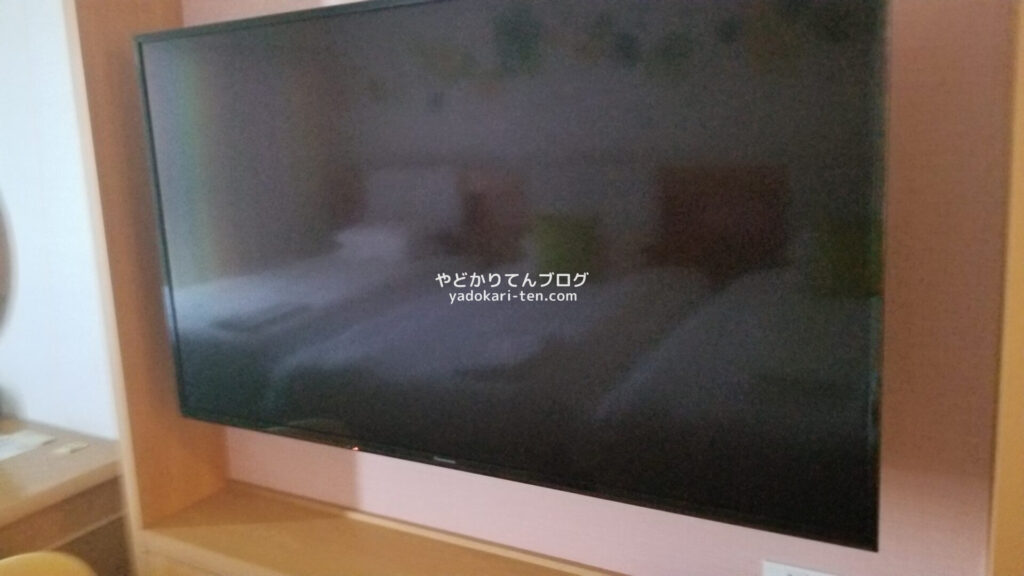 グランドニッコー東京ベイ舞浜客室のテレビ