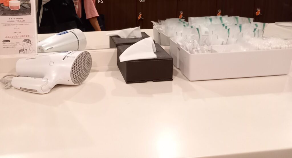 アーバンホテル京都四条プレミアムの大浴場アメニティ