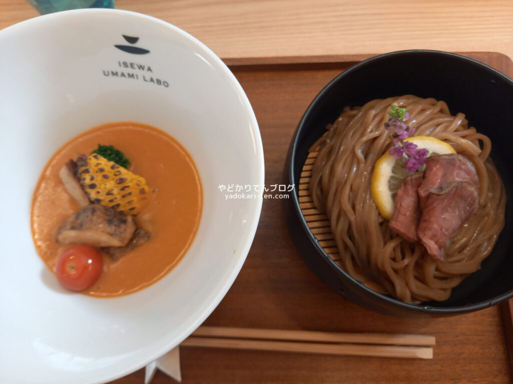多気ヴィソンにあるかつお節専門店の限定つけ麺