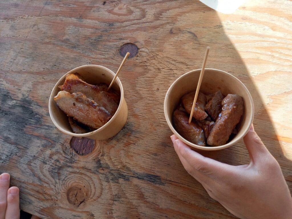 ヴィソンで食べたイノシシ肉