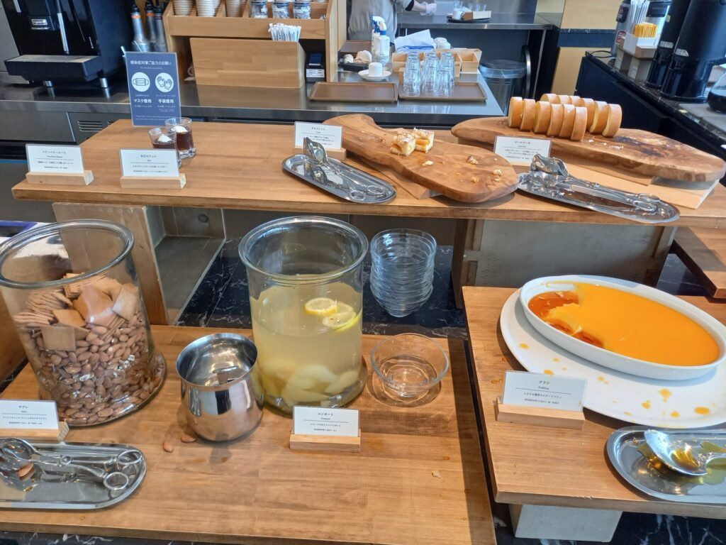 旅籠ヴィソンの朝食ビュッフェ