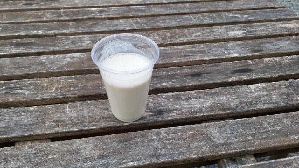 ヴィソンのお酢の牛乳割り