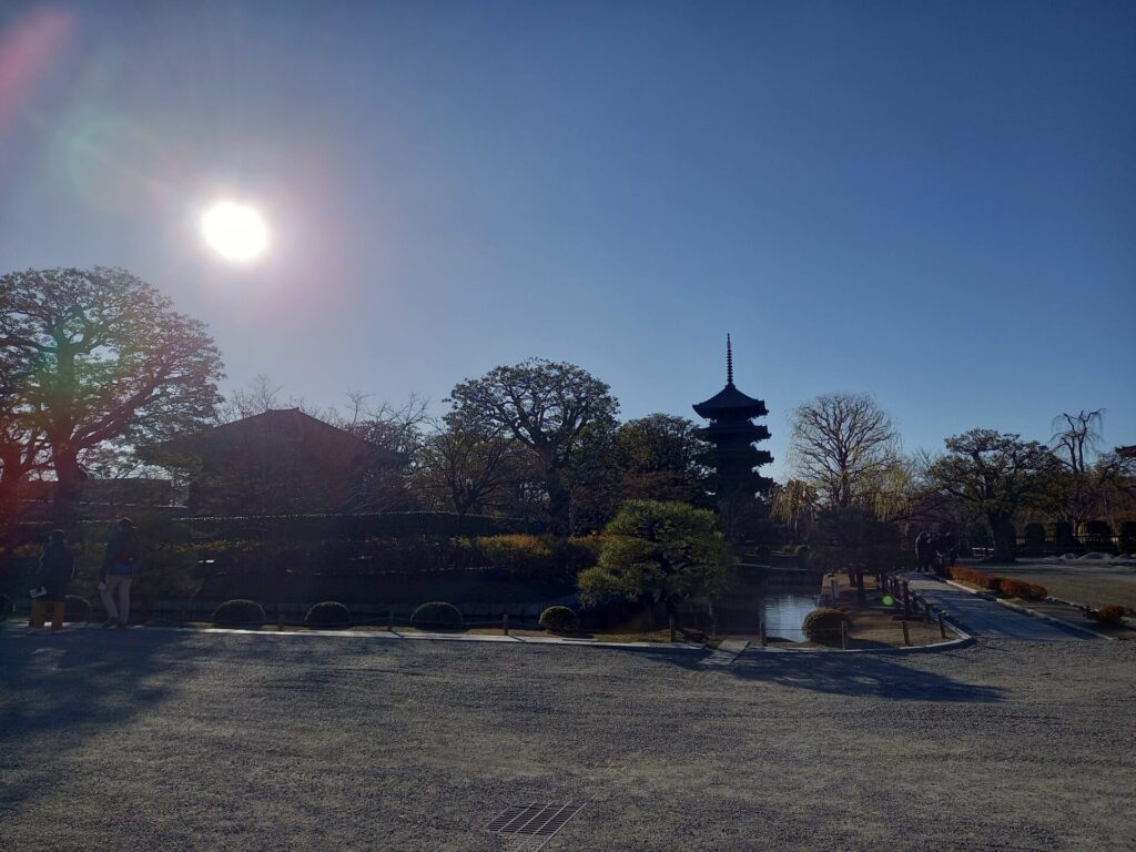 東寺敷地内の様子