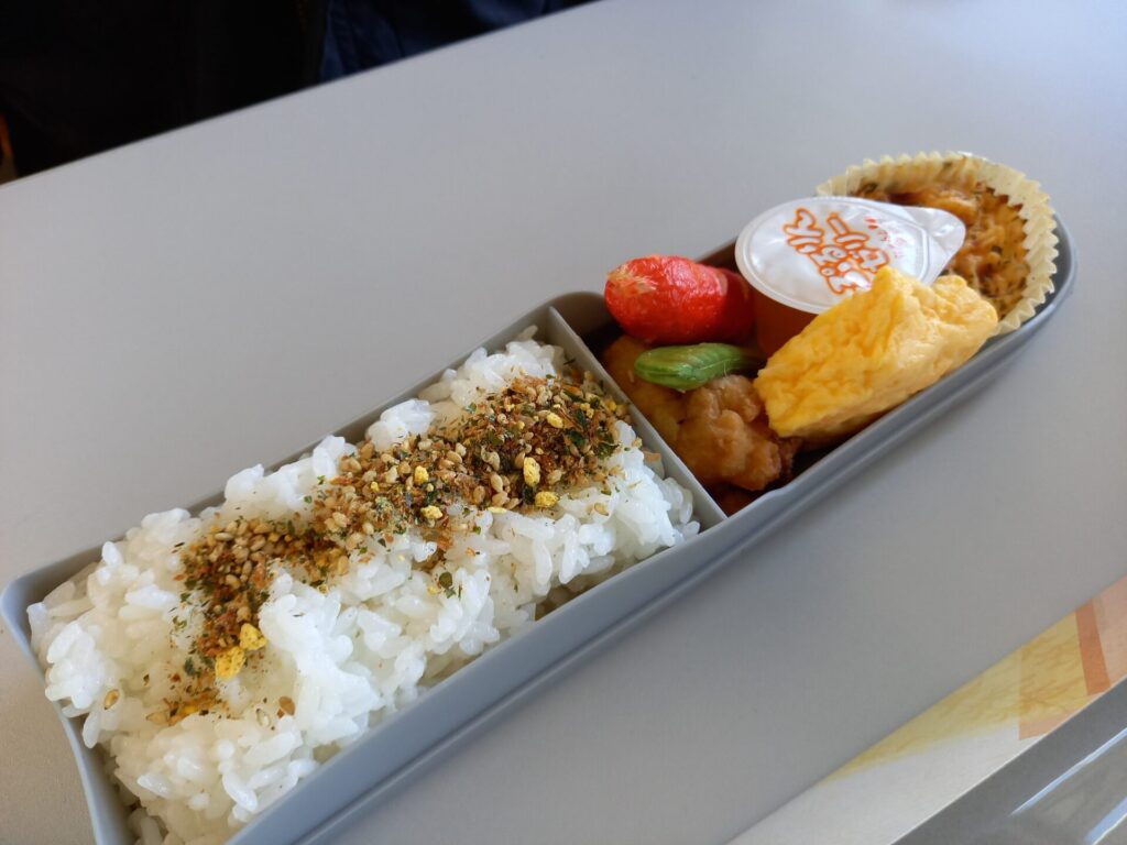 京都鉄道博物館の新幹線ランチ