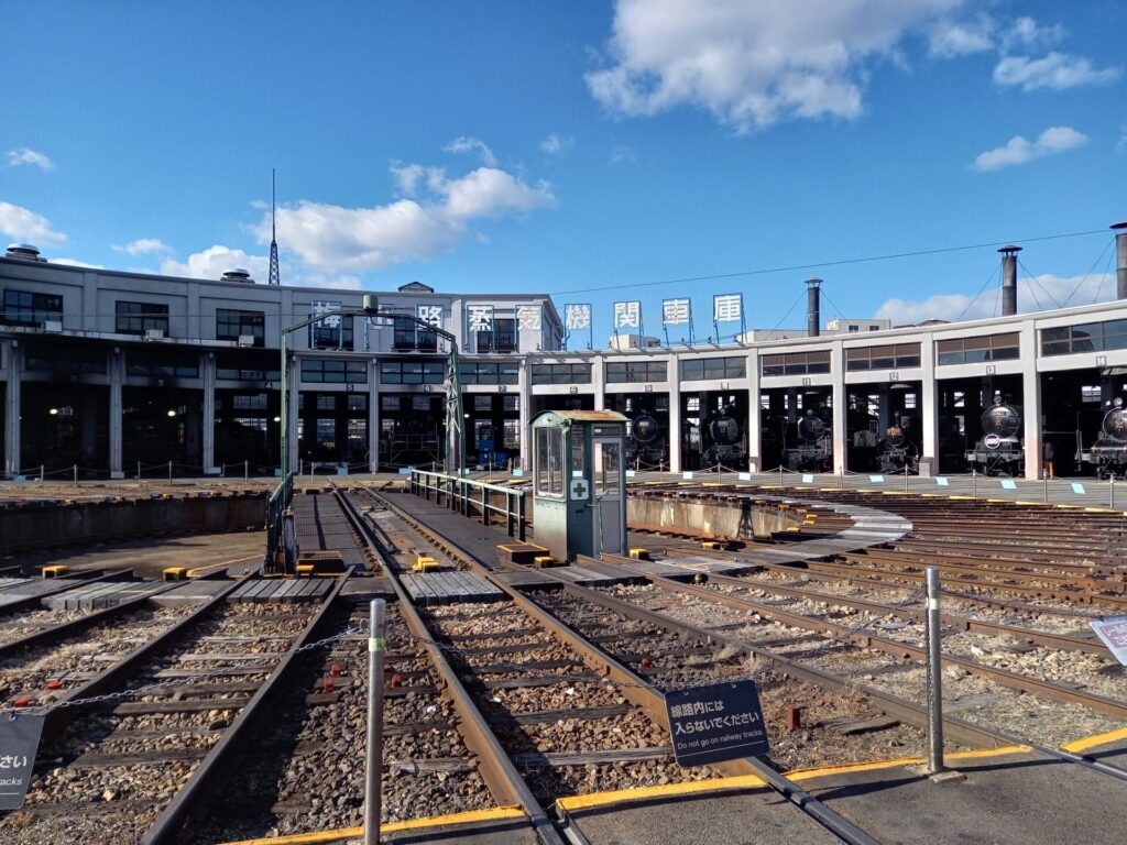 京都鉄道博物館の蒸気機関車庫