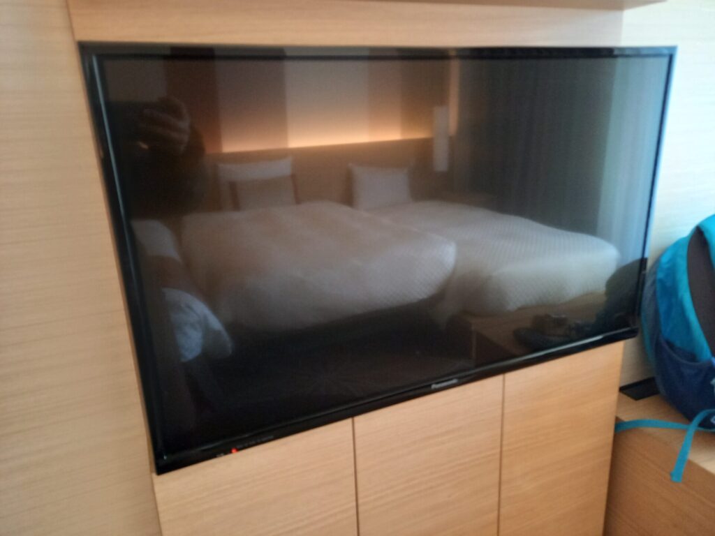 リーガロイヤルホテル京都の客室テレビ