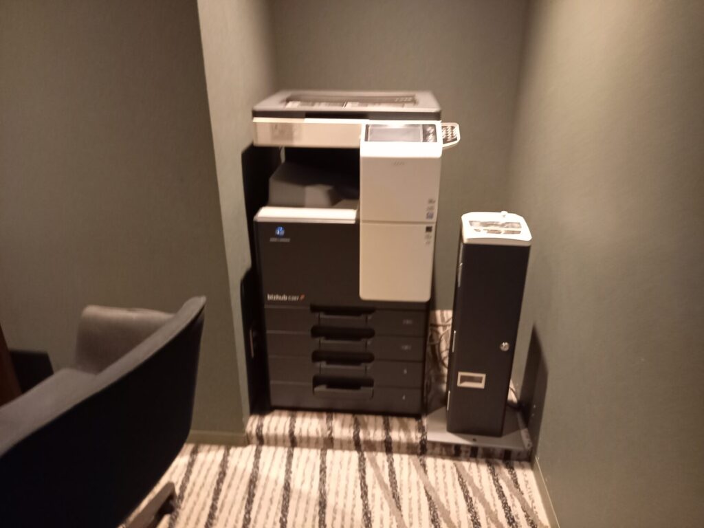 リーガロイヤルホテル京都のコピー機