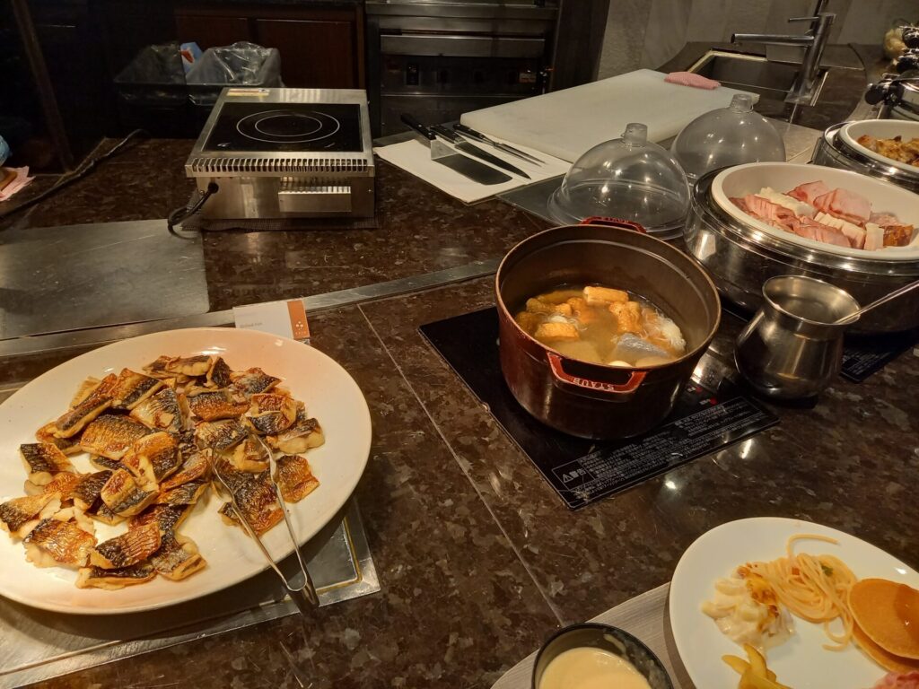 リーガロイヤルホテル京都の朝食バイキングのメニュー