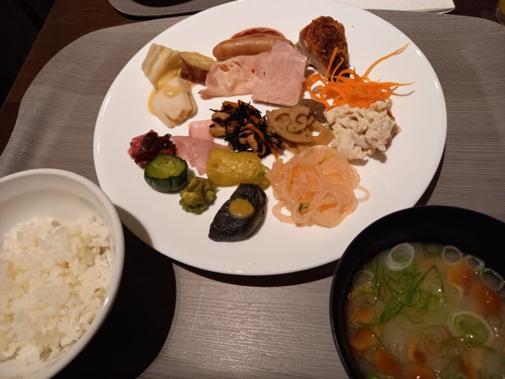 リーガロイヤル京都の朝食バイキング