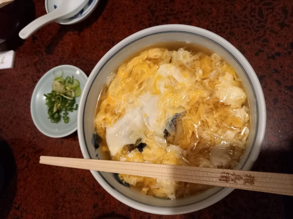 京都権兵衛の玉子とじうどん