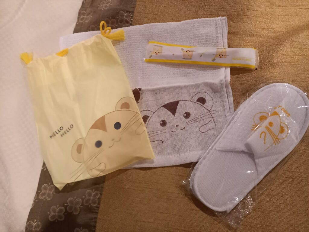 ホテルグレイスリー京都三条の子ども用アメニティ